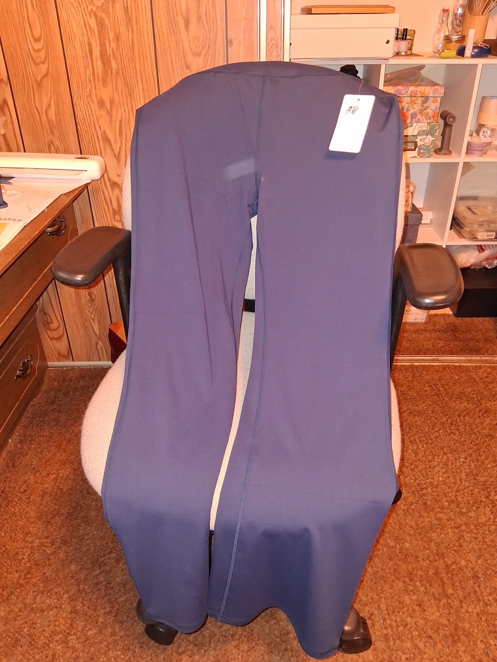 Wide Leg Navy Leggings -  Women Pants & Jumpsuits